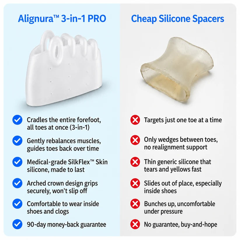 Olictra ToeAlign Pro™ — 3-in-1 Toe Corrector